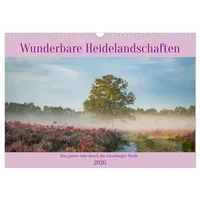 Calvendo Wunderbare Heidelandschaften (Wandkalender 2026 DIN A3 quer), CALVENDO