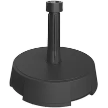 Hi Schirmständer Kunststoff 30 kg Ø 40 x H 11 cm Schwarz