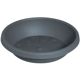geli Untersetzer CYLINDRO rund aus Kunststoff, Farbe:anthrazit, Durchmesser:21 cm
