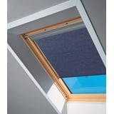 VELUX Rollo Haltekrallen RHL 200 9050 Dunkelblau, Schiene: alu