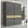 OTTO home Schwebetürenschrank Onyx 182 x 224 x 61 cm Grau