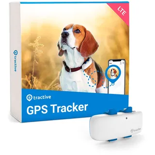 tractive GPS Tracker für Hunde - weiß