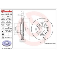 Brembo Bremsscheibe 09.C825.11