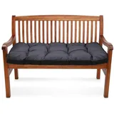 Amazinggirl Bankauflage Sitzkissen Outdoor Hollywoodschaukel Kissen 120x50 cm - Sitzpolster Bank Polster für Sitzbank Gartenbank und Paletten Bankkissen Indoor und Outdoorkissen Graphit