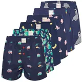 Phil & Co. Berlin Boxershorts Prints mischfarben M 6er Pack