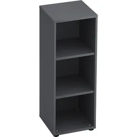 VENDA Cantus Aktenregal 40 x 110 x 40 cm Grau