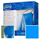 Poolfolie GRE Kreis 3,00 x 0,90 m blau - Blau