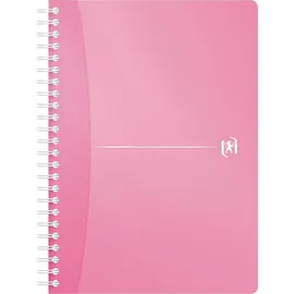 Oxford Collegeblock My Colours Spiralbuch kariert DIN A5 ohne Rand, 1 Block