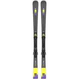 SALOMON Damen All-Mountain Ski E S/MAX N°10 XT +, Black/Acid Green/Dusk Purple, 163