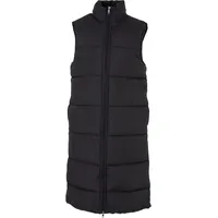 URBAN CLASSICS Long Puffer Weste Black S