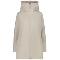 CMP WOMAN PARKA FIX HOOD vaniglia (A238) 42