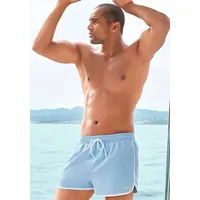 Chiemsee Badeshorts, mit Kontrastpiping Chiemsee blue