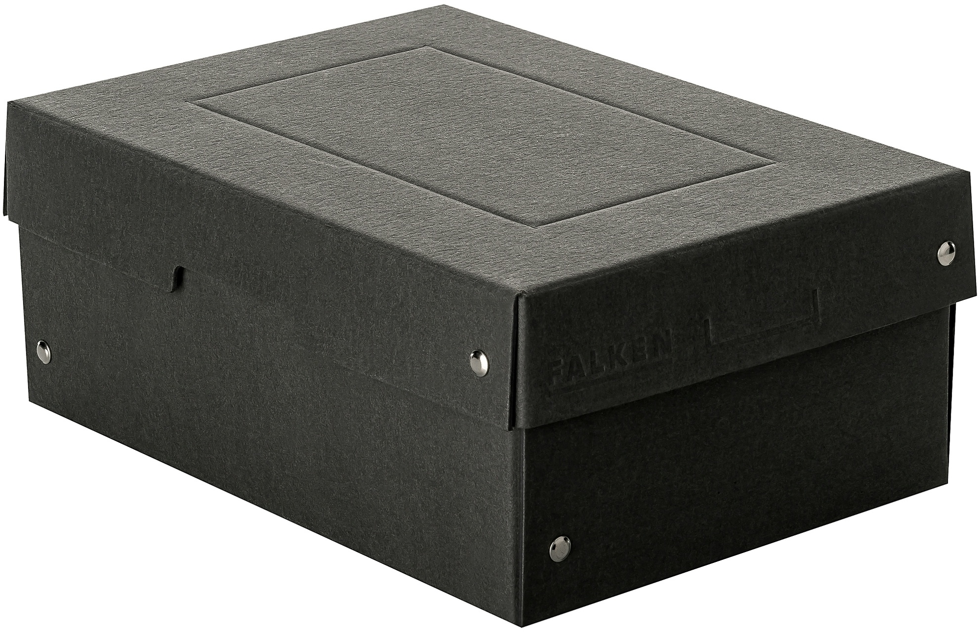 Falken 22001720 PURE Box Black DIN A5, Füllhöhe 100 mm schwarz - Schwarz