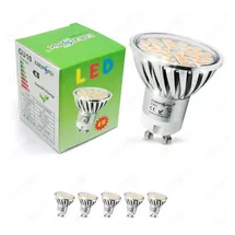 Energmix LED-Spot 2064x5 4W GU10 warmweiß 5 St.