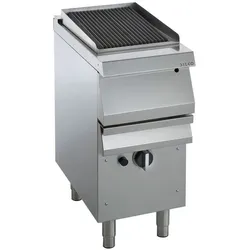 KBS Gastrotechnik KBS Gas Vaporgrill 7,5Kw Wasserbecken und Ablasshahn Unterbau geschlossen