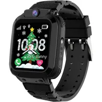 Smartwatch Kinder, Kinder Smartwatch mit GPS und Telefon, Wasserdicht GPS Kinderuhr mit SOS Anruffunktion Handy Voice Chat Spiel Wecker Schulmodus Touchscreen für Mädchen Jungen Student Geschenk
