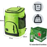 Famanu Kühlrucksack 30 Liter - Isolierte Picknicktasche für Outdoor-Aktivitäten