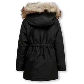 KIDS ONLY Kogiris Fur Parka OTW Schwarz 122