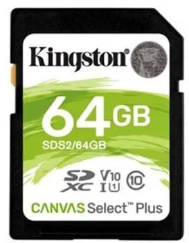 SD Card 64GB Kingston SDXC Canvas+ (Class10) V30 retail Multimedia-Technik SD Karten