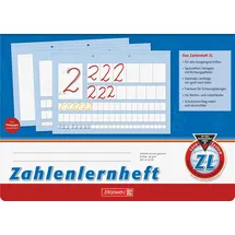 Brunnen Zahlenlernheft A4 quer Lineatur ZL 16 Blatt,