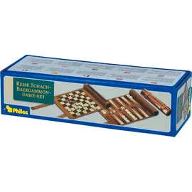 Philos Reise-Schach-Backgammon-Dame-Set (2801)