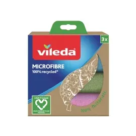 Vileda 4023103228634 Reinigungstücher Mikrofaser Mehrfarbig 3 Stück