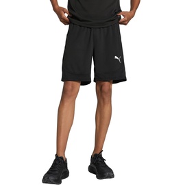 Puma teamFINAL Training Shorts, Unisex-Erwachsene Gestrickte Shorts, PUMA Black-PUMA silver 658566