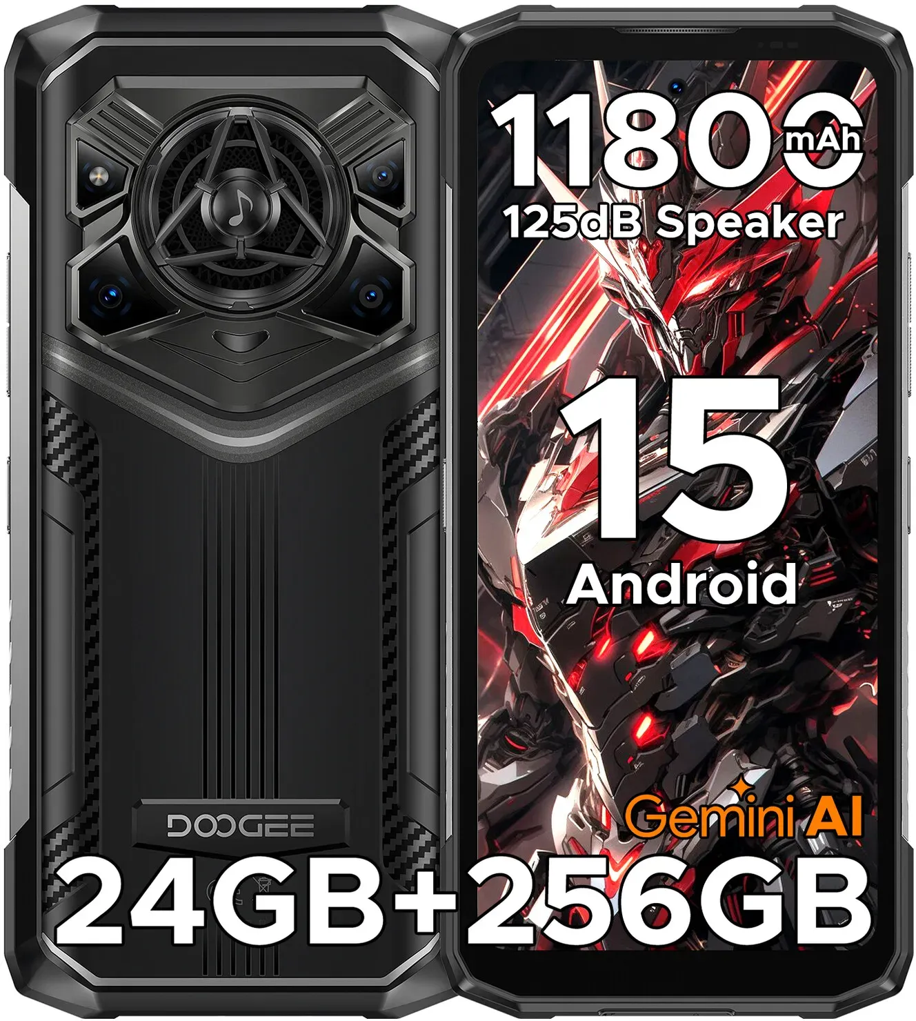 DOOGEE BLADE20PRO Smartphone - 6,56 Zoll - 256GB - Silber