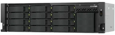QNAP TS-h1655XeU-RP-8G Speicherserver Rack (3U) Intel Atom® C5125 8GB NAS
