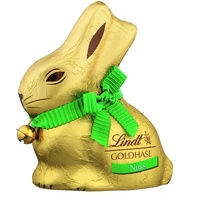 Lindt Schokolade GOLDHASE | 4 x 100 g | Vollmilch-Nuss-Schokolade in Hasenform zu Ostern | 20 % Haselnuss-Anteil | Osterschokolade | Schokoladengeschenk | Schokoladenhase | Osterhase