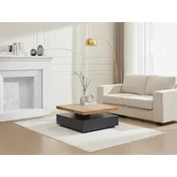 Vente-unique Couchtisch drehbar - 1 Schublade - MDF -