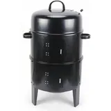 Senderpick - Smoked Holzkohlegrill Holzkohle Grill Räucherofen Grillofen+Thermometer