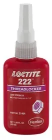 Preisvergleich Produktbild Loctite 222, Gel, Silikonkleber, Flasche, 50 ml