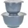 Rosti Rührschüssel Set 2tlg. mit Deckel "Margrethe" grau blau (dusty blue) 1,5+3,0L