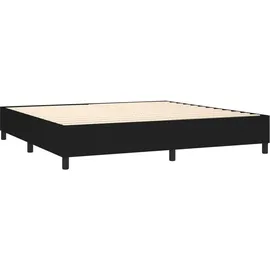 vidaXL Boxspringbett 200 x 200 cm Schwarz