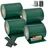 PVC Sichtschutzstreifen 0,19 x 35 m grün 4er Set inkl. Befestigungsklemmen 120 St.