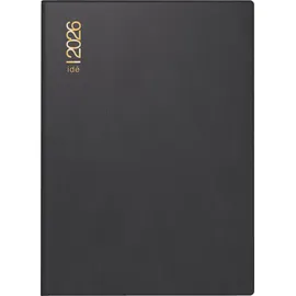 rido/idé Taschenkalender Mod. perfect/Technik I 2026 Schwarz