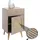 Mendler HWC-M36 Braun Eiche 40 x 69 x 40 cm