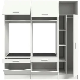 MID.YOU xonox.home – 3-teiliges Waschmaschinenumbau Set Free 183 x 195 x 68 cm Weiß
