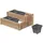 Gartenpirat Stufenbeet 110 x 45 cm Braun