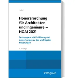 Honorarordnung für Architekten und Ingenieure - HOAI 2021