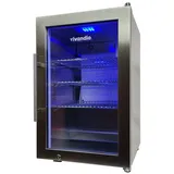 Getränkekühlschrank Outdoor Kühlschrank wetterfest Griff links mit Schloss 63L