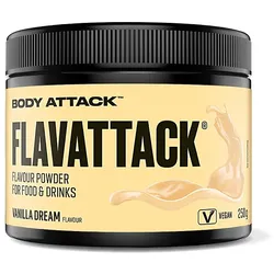 Body Attack - Flavattack - 250g Geschmacksrichtung Hazelnut (vegan)