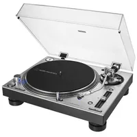 Audio-Technica LP140XPSVEUK Professioneller Manueller DJ-Plattenspieler mit Direktantrieb Zilve