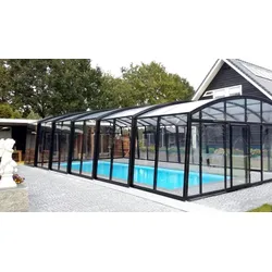 Schwimmhalle SkyCover® Royal Clear 5.7x12.7m