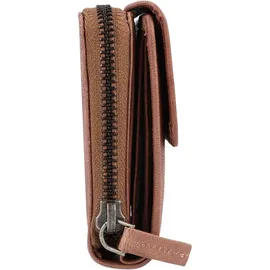 Mika Damengeldbörse Portemonnaie grau-braun