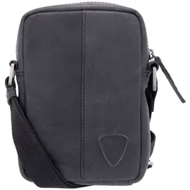 Strellson Richmond Clint Umhängetasche Leder Black/Grey