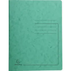 Exacompta 240223E, Konventioneller Dateiordner, A4, Pressspan, Grün, Porträt, 30