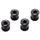 BBB Kettenblattschrauben Set 4-Arm Aluminium Schwarz
