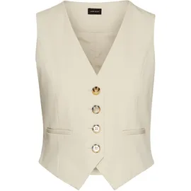 LAURA SCOTT LAURA SCOTT, Damen, Gr. 36, beige, Obermaterial: 80% Polyester, 16% Viskose, 4% Elasthan. Futter: 100% Polyester, unifarben, figurbetont, V-Ausschnitt, Westen Anzugweste, im trendigen Look